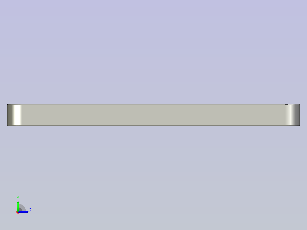 印刷机风扇适配器左视图