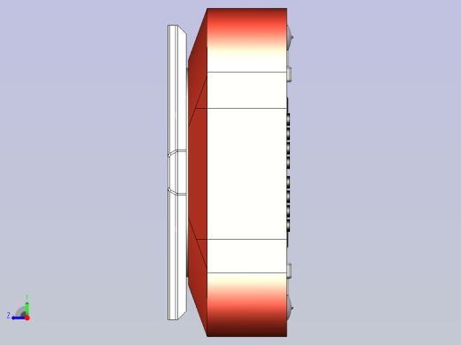 一款仓库托盘运输小车3D图纸右视缩略图