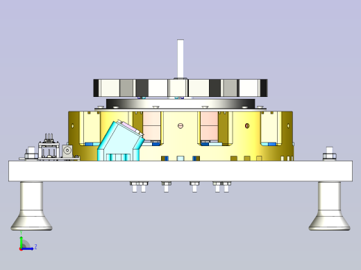 RPM arduino发电机演示结构3D图纸三维模型左视缩略图