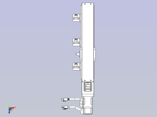 kk50-300A1-F0带MSMD5A2G1A电机俯视缩略图
