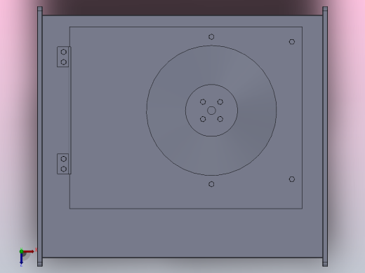 EKRB600×350A1方形管道风机[EKRB600×350A1]俯视缩略图