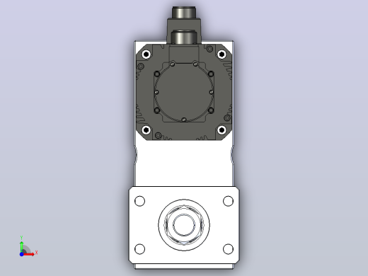 MTA80-150-P10-FF-P-K□-P1500（2000）W-S3 MTA80电动缸 最大负载35KN 额定负载30KN 1500(2000)W电机间接安装 配减速机前视缩略图