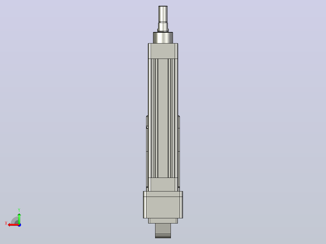 轻载电动缸TPA-ESR40-1210C-L100-MR-CA-W-P40-C3后视图