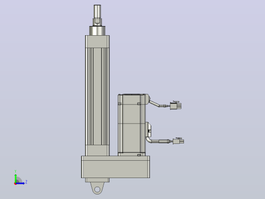 轻载电动缸TPA-ESR40-1210C-L100-MR-CA-W-P40-C3左视缩略图