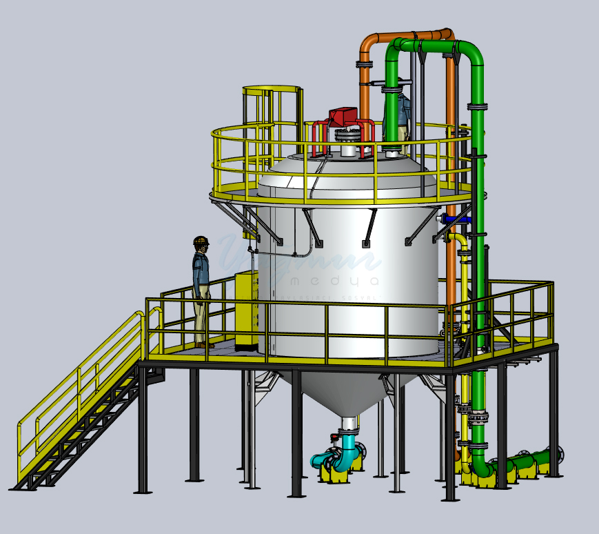 液体洗涤剂混合罐