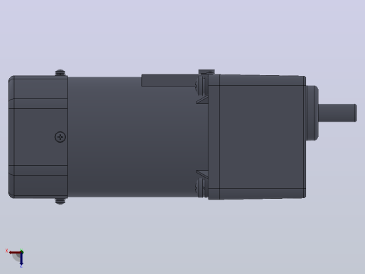 120W104mm感应电动机[6IK120GU-AF-6GU6K]左视缩略图