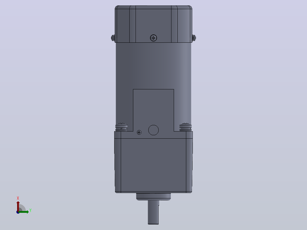 120W104mm感应电动机[6IK120GU-AF-6GU6K]俯视图