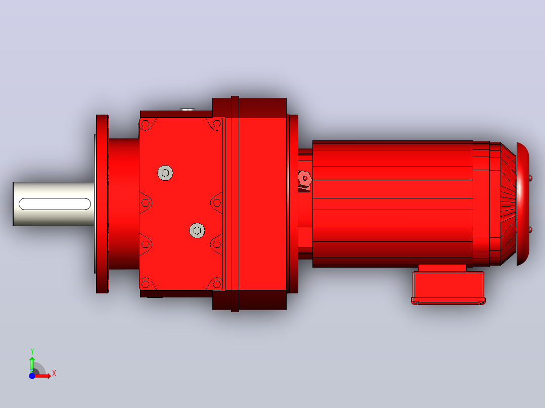 RF147RDRS180L4ADB2ALC电机减速机前视图