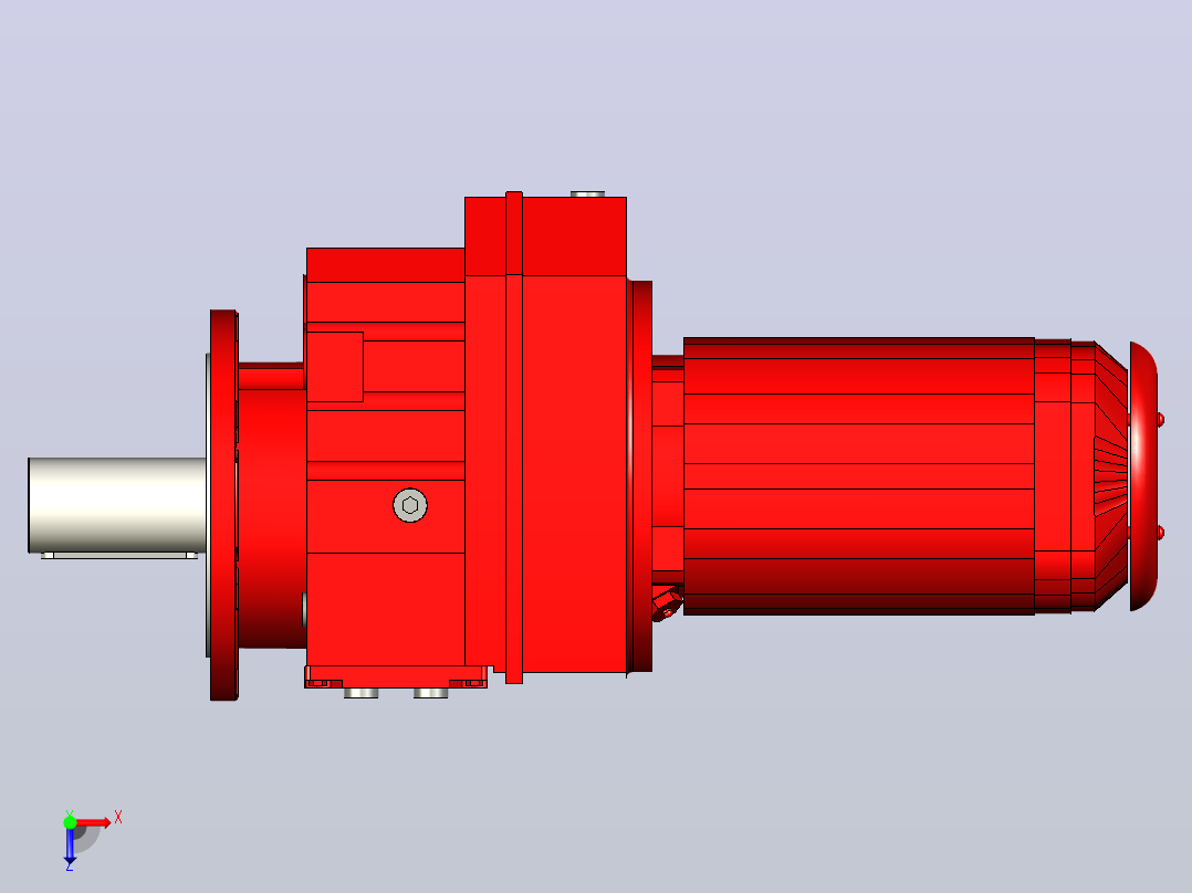 RF147RDRS180L4ADB2ALC电机减速机俯视图