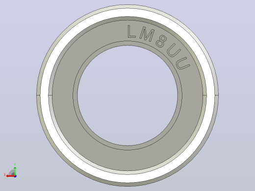 LM8UU轴承直线轴承后视缩略图