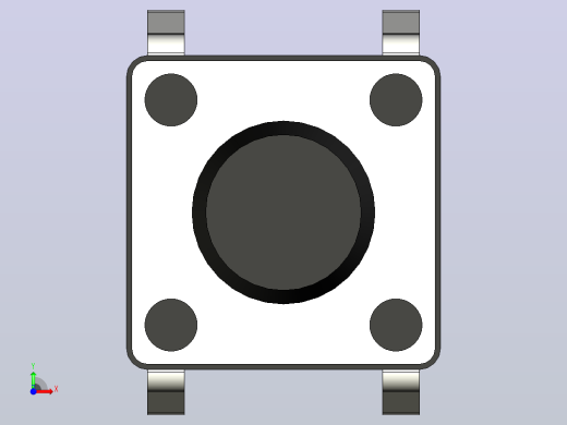 按钮 6x6xH 孔安装系列前视缩略图