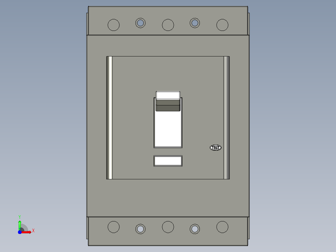 ABB MCCB T5 3P 断路器前视图
