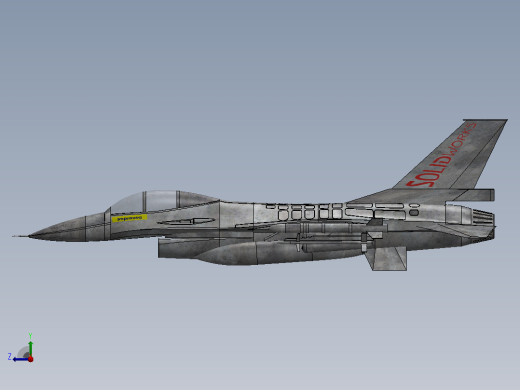 F16战斗机右视缩略图
