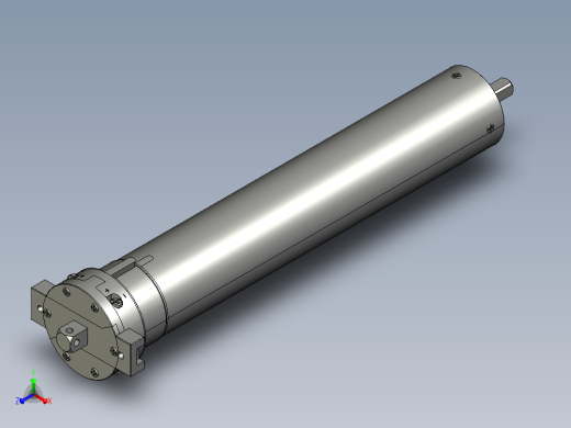 SM45S标准型管状电机[SM45S-50-13]正等轴测缩略图