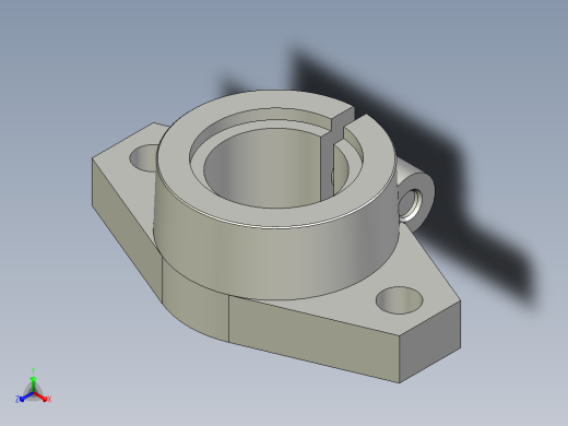 精密铸造型标准型导向轴支座[GSAB20]