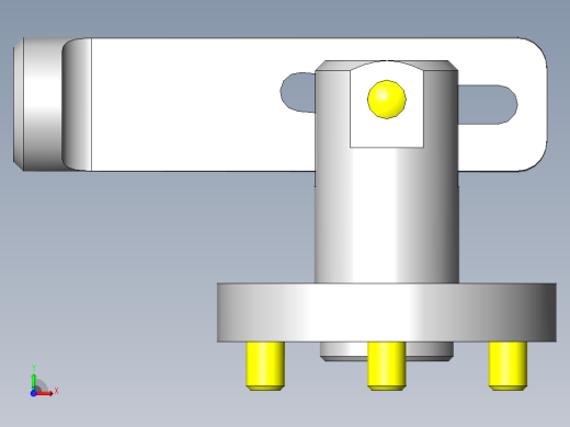 换装夹具（板）的定位和锁定机构前视缩略图