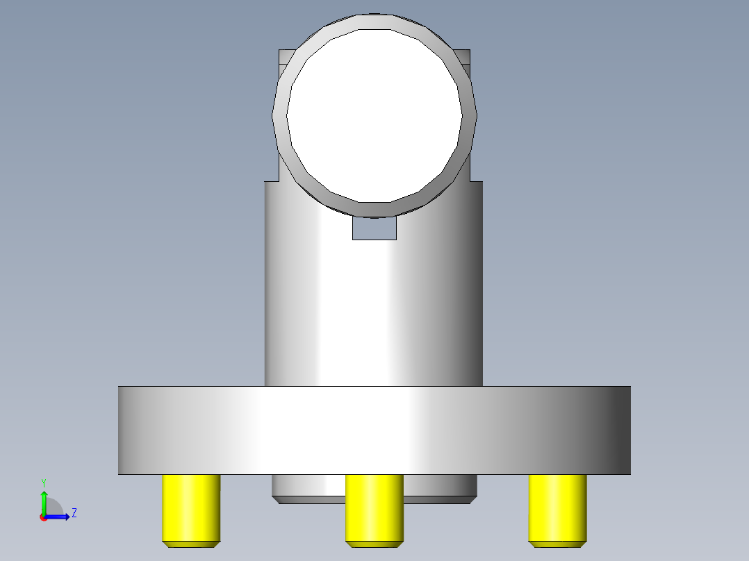 换装夹具（板）的定位和锁定机构左视图