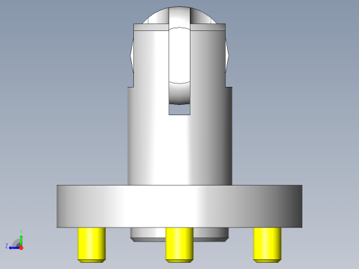 换装夹具（板）的定位和锁定机构右视缩略图