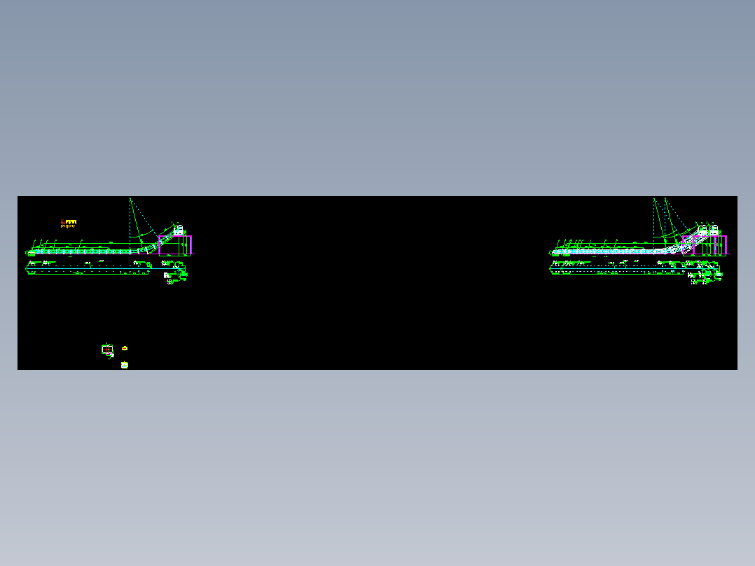 SDBF1200链斗输送机方案图
