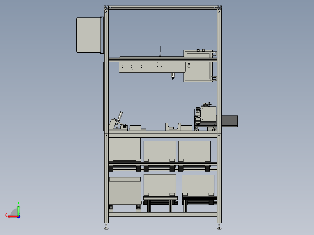 微动开关焊接工装后视图