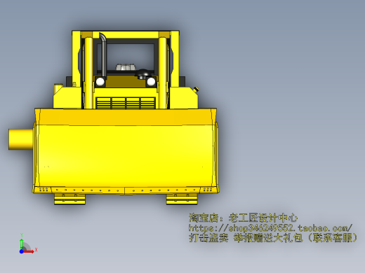 A1_Bulldozer卡特彼勒D6R履带推土机SW2013前视缩略图