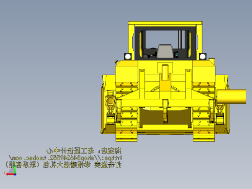 A1_Bulldozer卡特彼勒D6R履带推土机SW2013后视缩略图