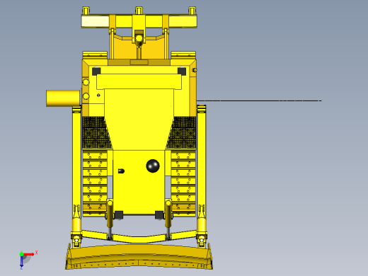 A1_Bulldozer卡特彼勒D6R履带推土机SW2013俯视缩略图