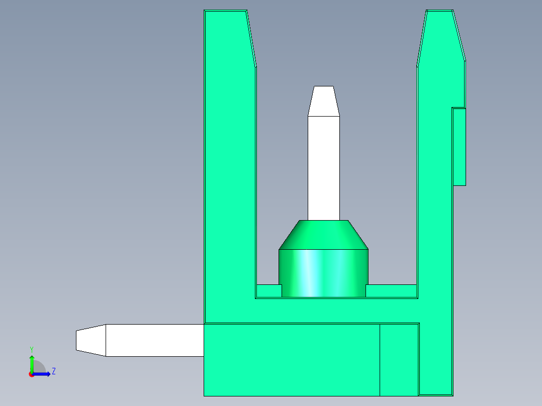 DEGSON 2EDG 系列 5.08mm 可插拔接线端子组-2EDGR-5.08-23P-14-00AH左视图