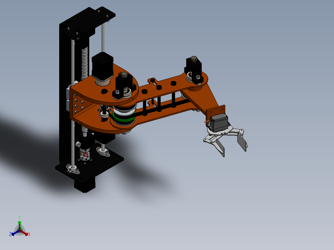 Scara机器人4针 步进电机控制--sw