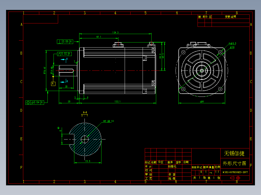 电机MS6S-80TH30BZ3-20P7.DWG