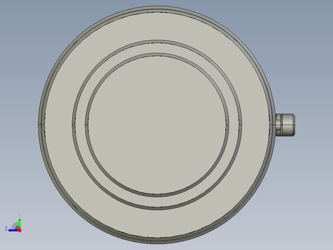 基恩士CA-LM0510_kc图纸模型右视图