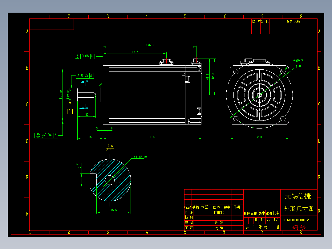电机MS6H-80TH30B3-21P0.DWG