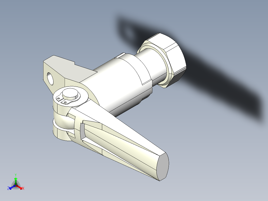 下壓夾具2331(C)-3D多系列多零件图纸模型