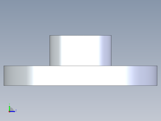 CPVC管件23-Sch80_Flange One-Piece_SOC_9851-010_1in左视缩略图