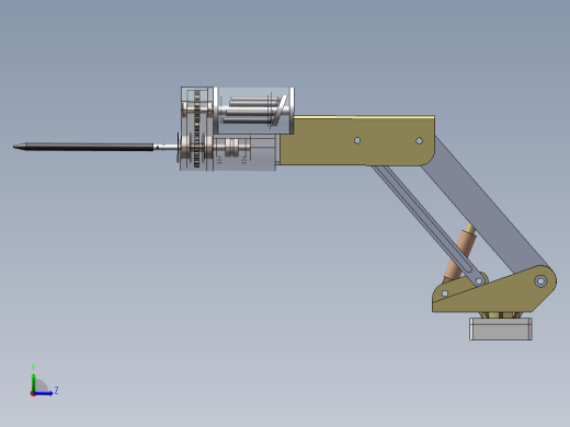 液压振动钻 (2)左视缩略图