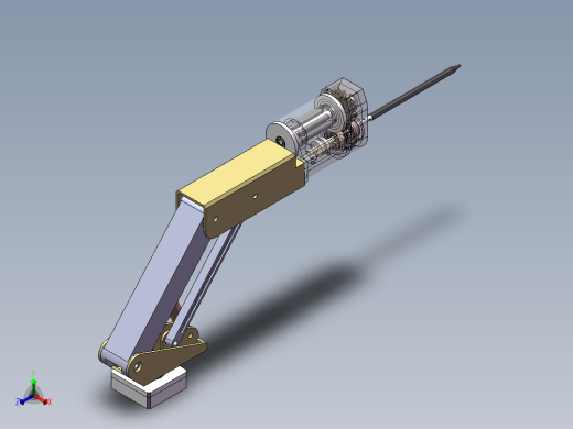 液压振动钻 (2)正等轴测缩略图