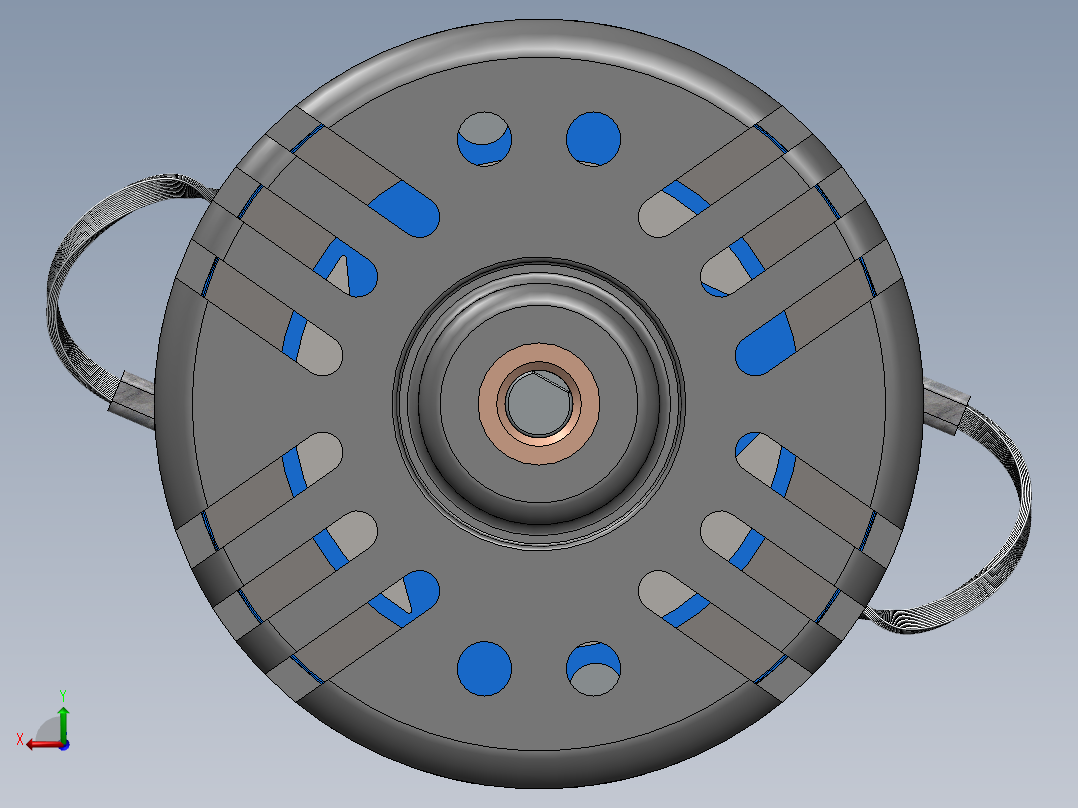 直流电动机3后视图