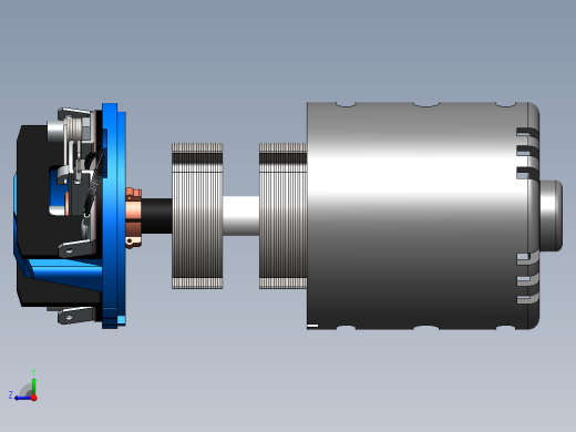 直流电动机3右视缩略图