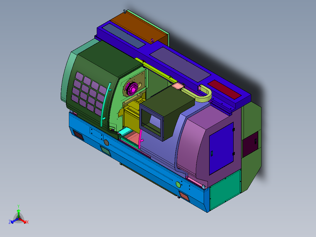 卧式高精密刀架ck6150机床