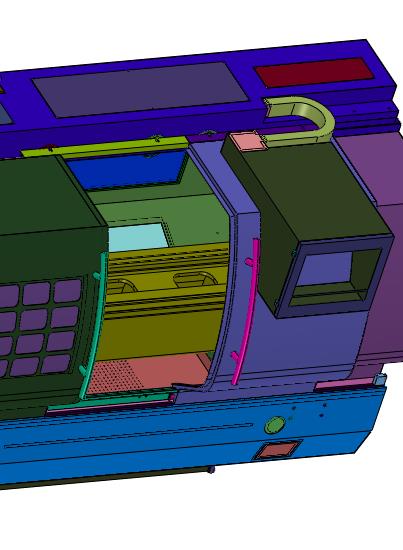 卧式高精密刀架ck6150机床