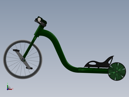 漂移三轮车前视缩略图