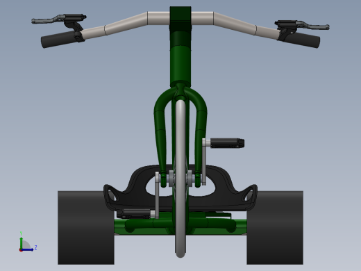 漂移三轮车左视缩略图