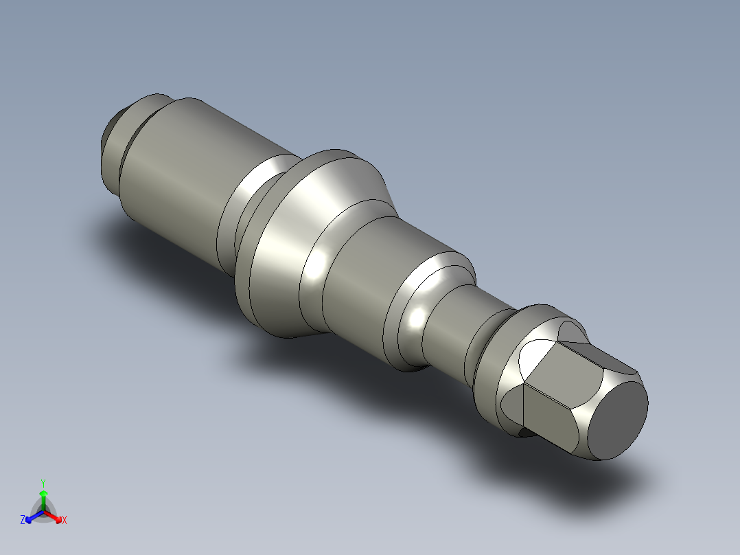 KOSMEKLZ0390-FP1多系列多零件图纸模型主视图