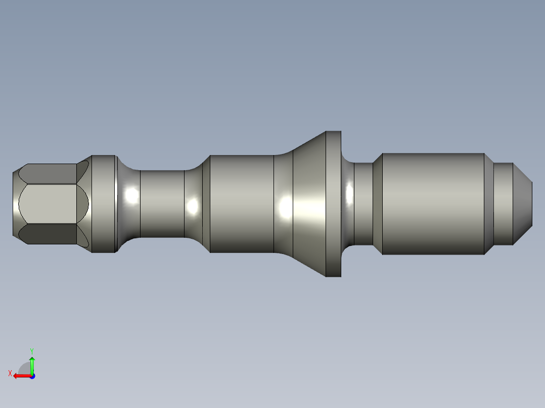 KOSMEKLZ0390-FP1多系列多零件图纸模型后视图