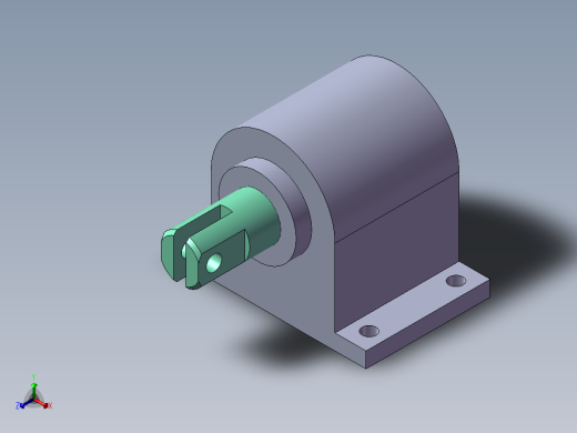 S1 电磁铁正等轴测缩略图