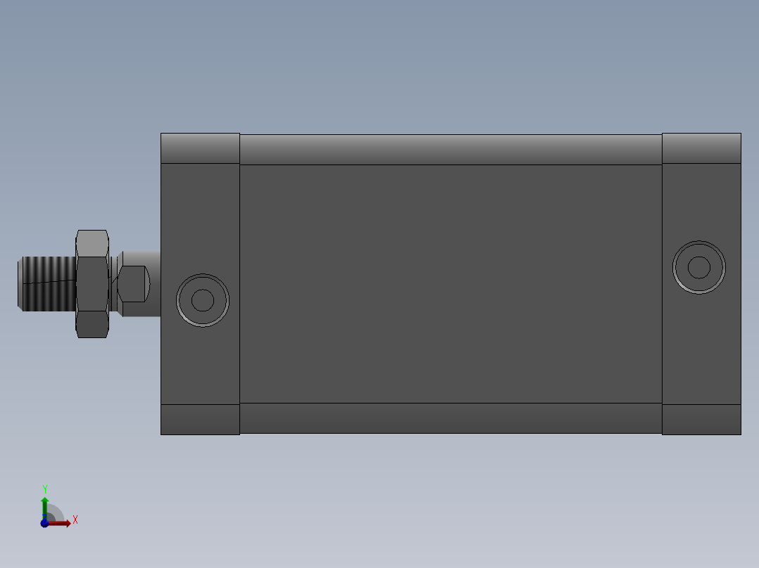 气缸ACE40X60SB前视图