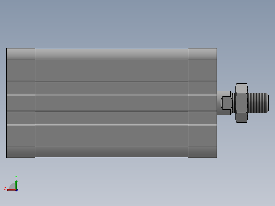 气缸ACE40X60SB后视图