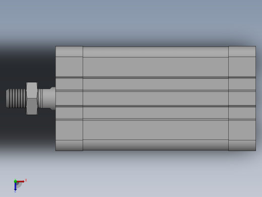 气缸ACE40X60SB俯视缩略图