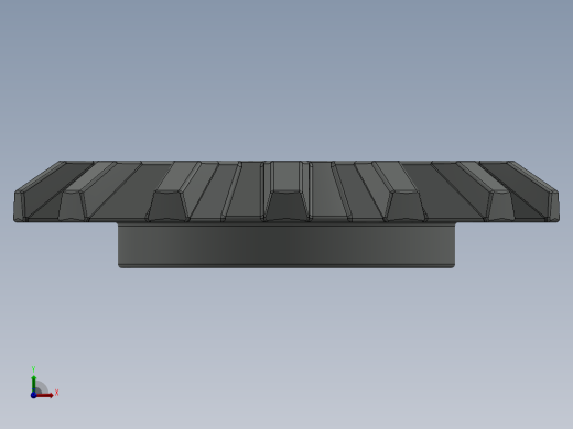 4143 OldGray Technic Gear 14 Tooth Bevel.SLDPRT前视缩略图
