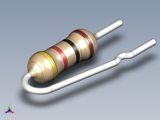 无源元件封装-RES-0.25W-V-CF